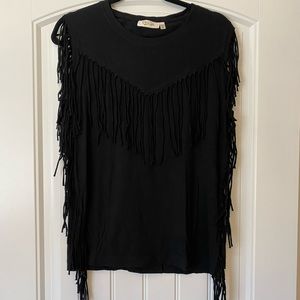 Buckle Fringe shirt